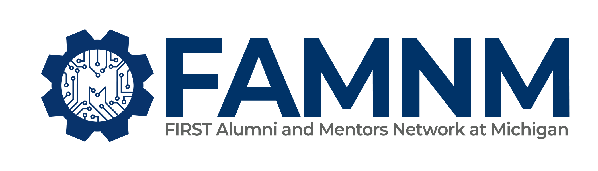 Logo for FIRST Alumni and Mentors Network at Michigan